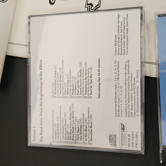 BIG BAND JAZZ Smithsonian Collection of Recordings 4 CD box set, 1983 - Picture 4 of 17